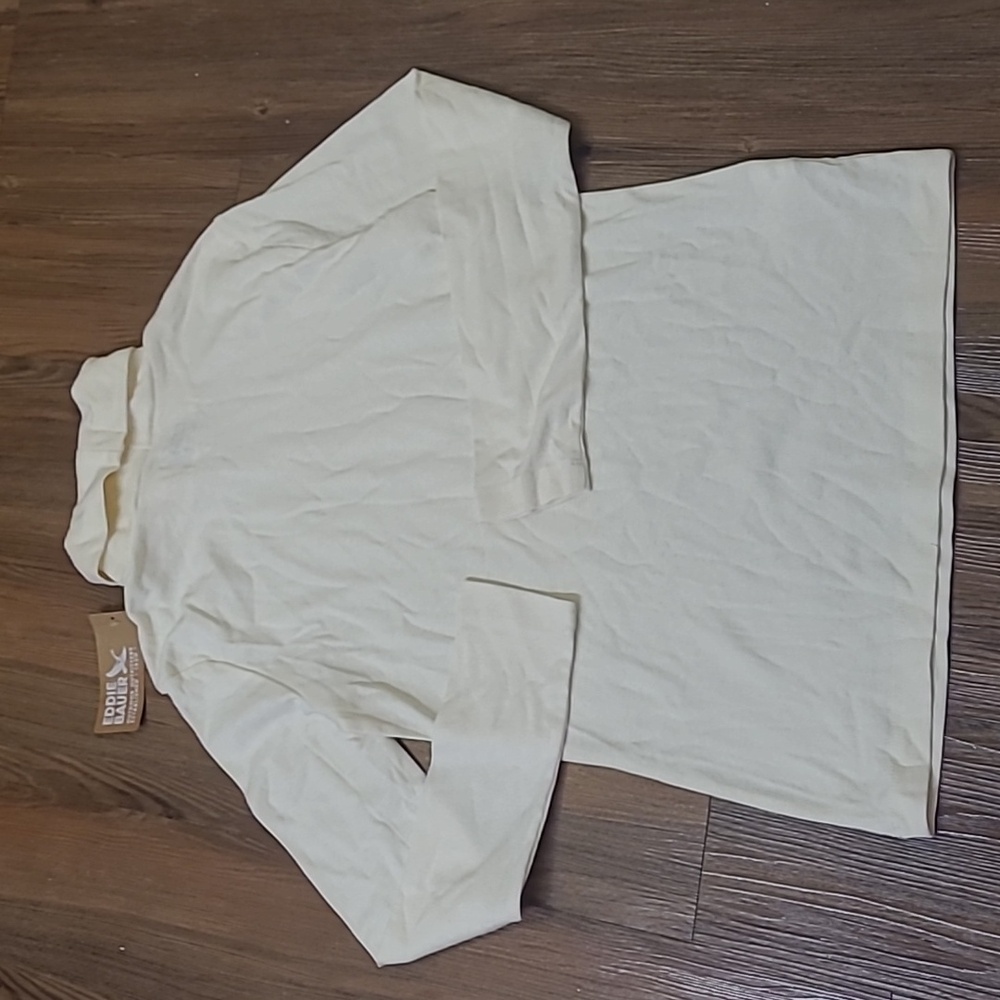 Eddie Bauer Cream Women's Top for women zise L new. - Picture 7 of 9
